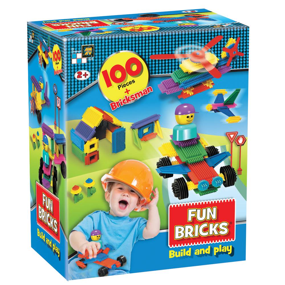 Fun bricks 100 hot sale pieces