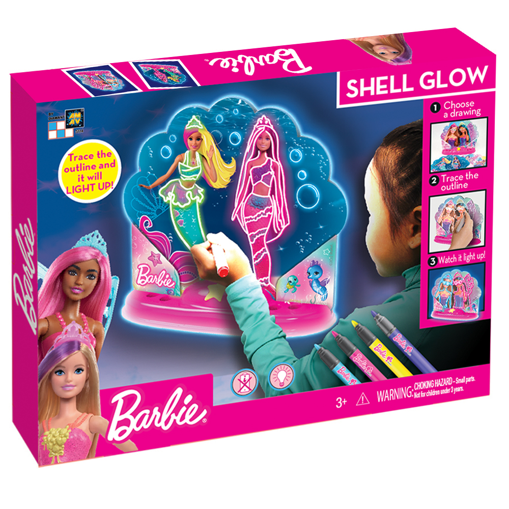 5112 Barbie Shell Glow דיאמנט Box 9409